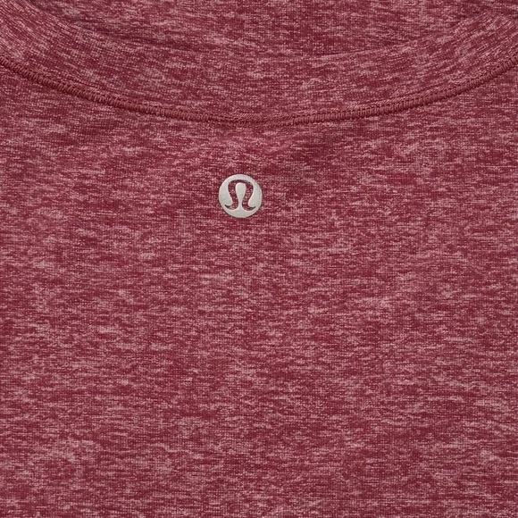 Lululemon Time To Sweat Short Sleeve Tee In Heathered So Merlot - Picture 5 of 6